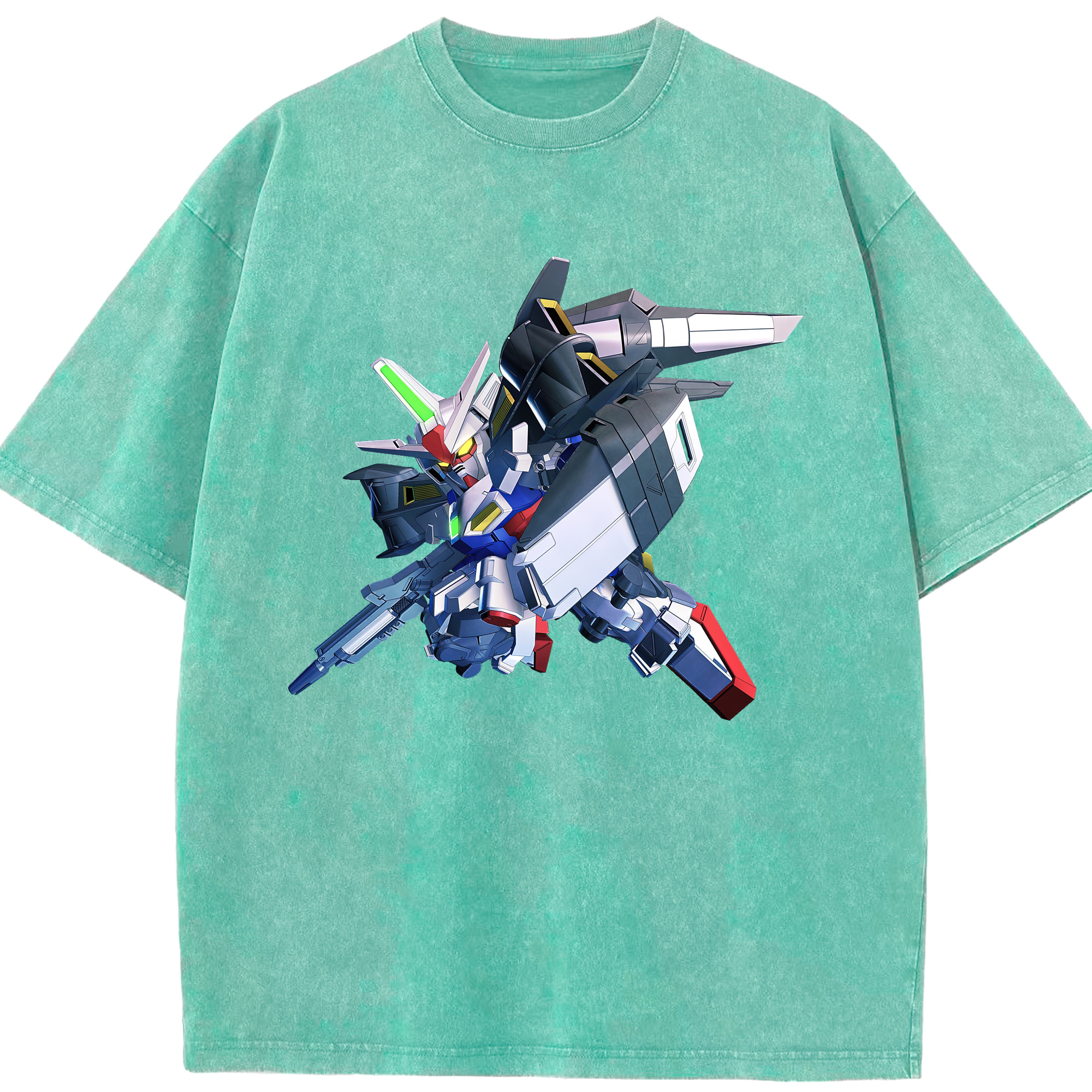 （画像用） 機動戦士ガンダム Mobile Suit Gundam 綿100% ヴィンテージ風 半袖Tシャツ（フロントプリント）